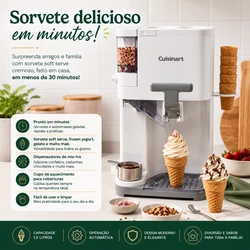 Cuisinart Máquina De Sorvete Soft Serve