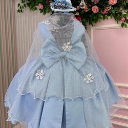 Vestido Temático Inspiração - Frozen