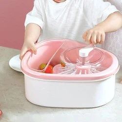 Lavadora Manual de Frutas, Verduras e Legumes com Cesto Giratório