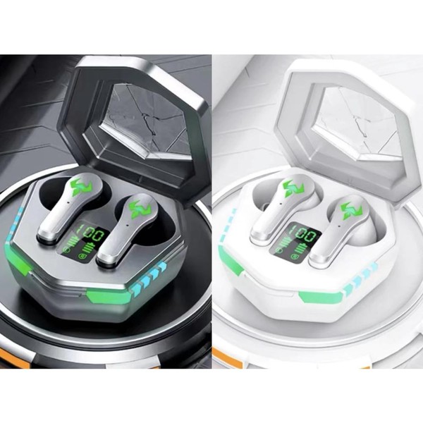 Fone De Ouvido Sem Fio Bluetooth  N35 5.0 Tws Com Cancelamento De Ruído Super Bass/Música/Jogos