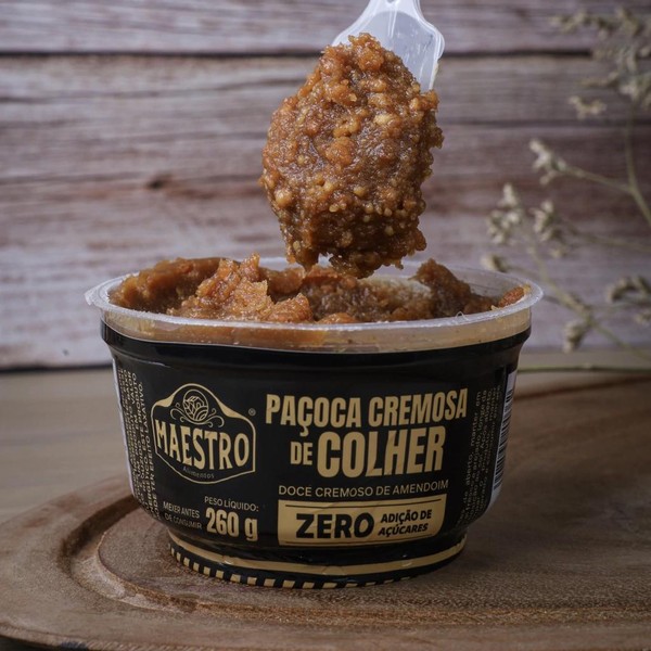 Paçoca Cremosa de Colher Zero Açúcar 260g