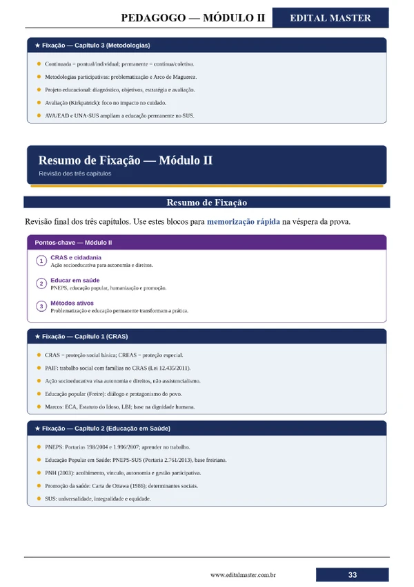 Pedagogo - Araguaína TO