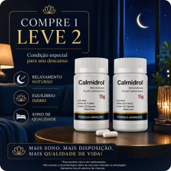 Calmidrol - Reconquiste a paz que a rotina agitada te tirou. - Kit com 2 frascos