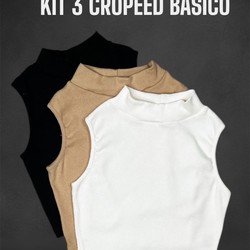  KIT 3 Regata Cropped Slim Comfort LEVE 3 PAGUE 2