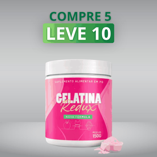Gelatina Redux - 10% de Desconto no Pix + Frete Grátis