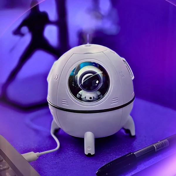 Umidificador Espacial com Astronauta