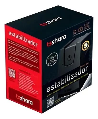 Estabilizador TS Shara PowerEst 300VA – 4 Tomadas 115V (9101)