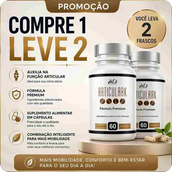 Articulark — Mais conforto e leveza em cada passo - 2 frascos