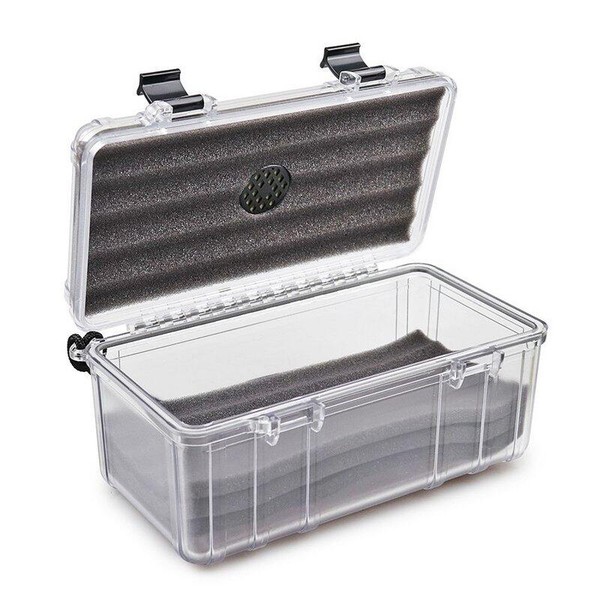 Umidor de Viagem Nerone para 15 Charutos - Transparente