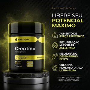 Creatina Monohidratada 100% pura 300gr sem sabor