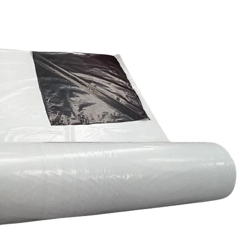 Lona Dupla Face Preta e Branca 200 Micras 12x12 Metros