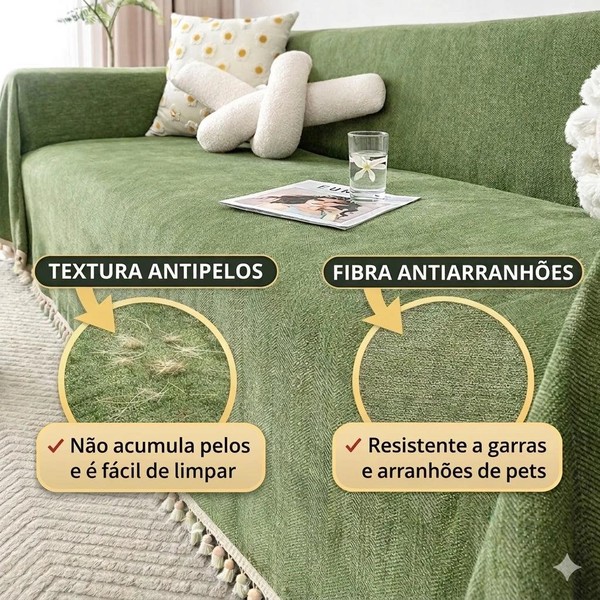 Capa para Sofá - Sage Comfort (Anti-Arranhões)