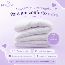 Promoção de inverno (Pague 1 Leve 2) Edredom Marshmallow 2 em 1 + Frete Grátis