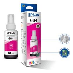 Refil De Tinta Epson T664 Vermelho Magenta - T664320-AL