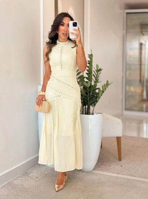 Vestido tricoline