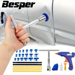 Kit de remoção Dent Extrator Paintless, Ferramenta de reparo do carro Dent, Auto parte do corpo, Chapa mecânica, Conjunto de ferramentas manuais
