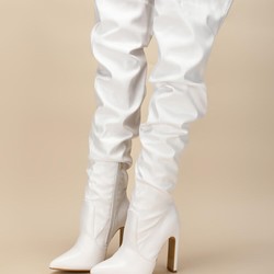 Bota Feminina Salto Alto Cano Longo - Chloe