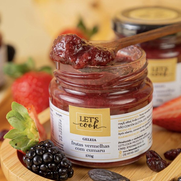 Geleia de Frutas Vermelhas com Cumaru Zero Açúcar
