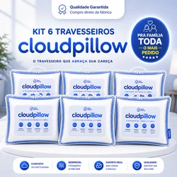 CloudPillow™ Travesseiro Premium Pluma de Ganso - Conforto de Hotel 5 Estrelas