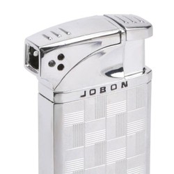 Isqueiro Jobon - Prata Mod. 1 (Maçarico e Chama Normal)