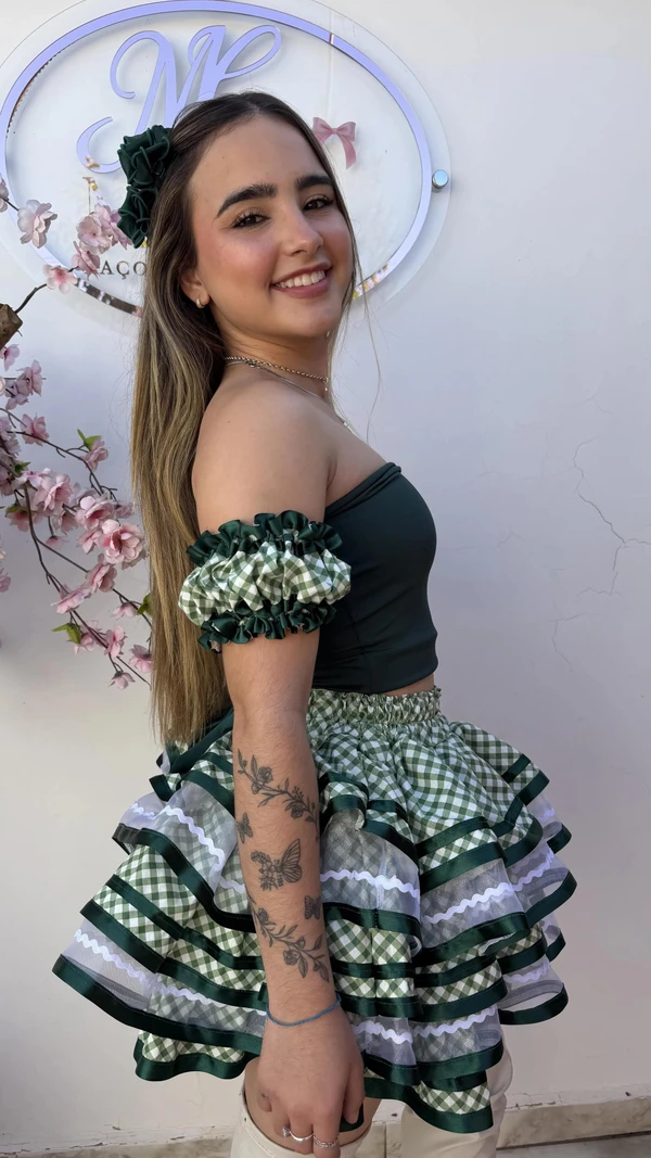 Conjunto Junino - Pistache