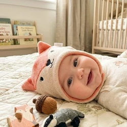 2231100 GORRO EM BOUCLE COM FORRO EM FLEECE THERMO ROSA CHA NINA GO