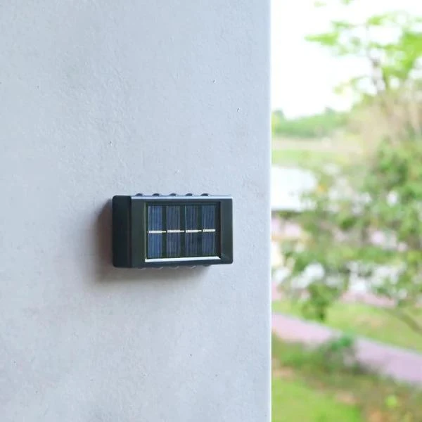 Arandela Solar de Parede para Área Externa com LED