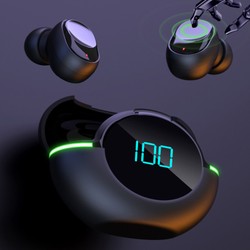 Fone de ouvido Bluetooth 5.1 Gamer Y80 de grande desempenho Design ergonômico na cor preta 
