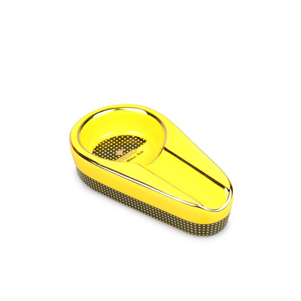 Cinzeiro de Cerâmica para 1 Charuto Cohiba - Amarelo