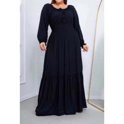 Vestido Longo Feminino Verde Menta Manga Longa Lastex Elegante Moda Evangélica