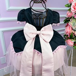 Vestido Fantasia Luxo - Mundo Bita Preto