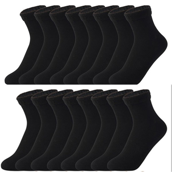 Meias com forro de Lã Térmicas - Kit com 8 Pares