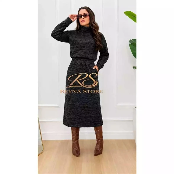 Conjunto feminino de inverno 