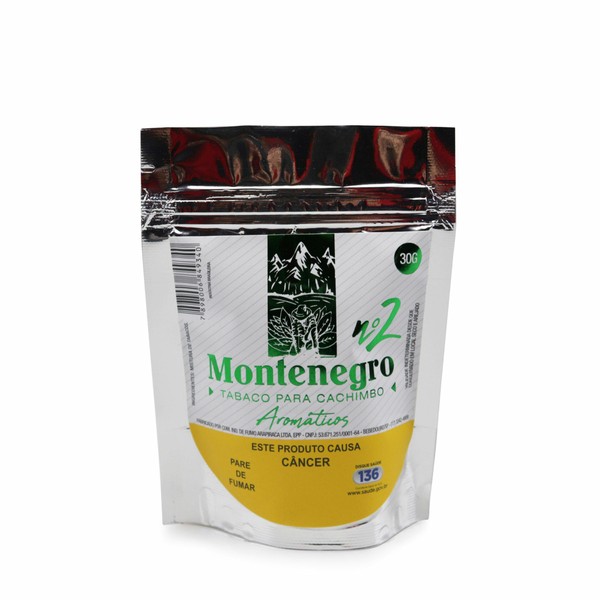 Fumo para Cachimbo Montenegro Aromaticos N2 - Pct (30g)
