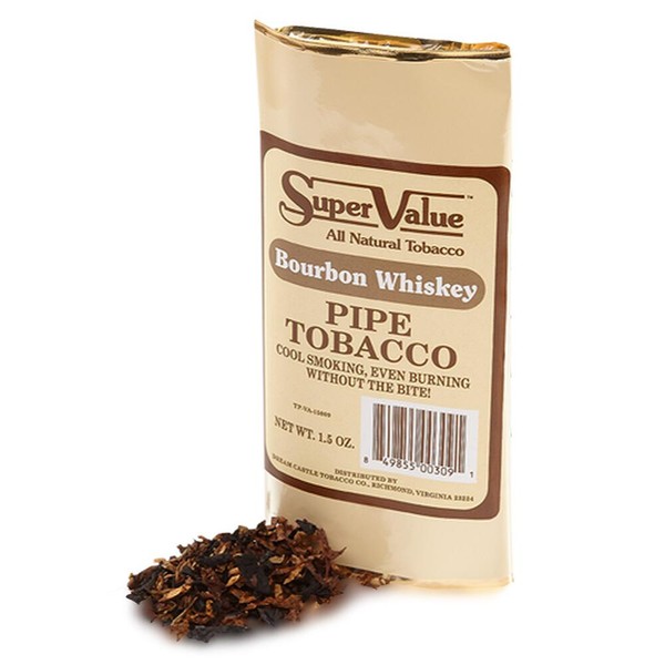 Fumo para Cachimbo Super Value Bourbon Whiskey - Pct (42,5g)