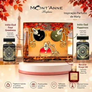 Kit Mont'anne Perfume Gift Set Black Sight luxe + Odoratus Femme Luxe + Ocupletis Luxe 3x 25ml