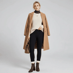 Calça Legging Feminina Peluciada Térmica Cintura Alta – Forro Grosso Inverno