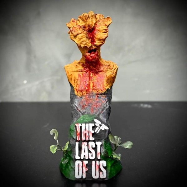 Suporte Premium Action Figure Controle Playstation Xbox Clicker (estalador) The Last of Us + CHAVEIRO DE BRINDE Pronta Entrega