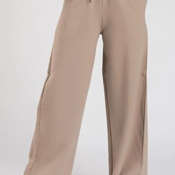 Calça Moletom Sem Pelúcia Wide Leg Tai Terra