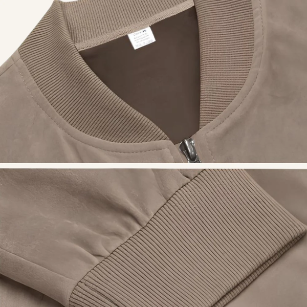 Jaqueta Masculina de Suede Old Money Matezzo
