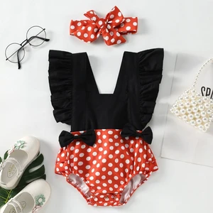 Macacão Minnie + Laço RN  0-24 Meses