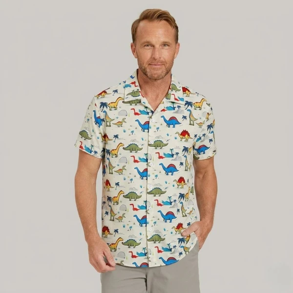 Camisa Vinser Jurassic Branco