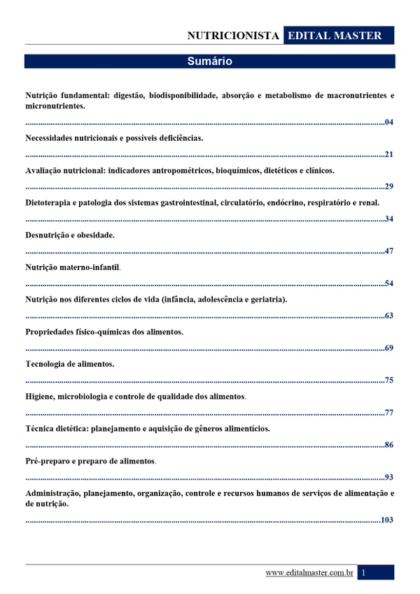Nutricionista - Jundiaí SP