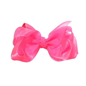 Laço de Cabelo - Rosa Claro Glam