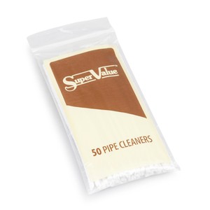 Limpador de Cachimbo de Algodão Super Value - Pacote com 50