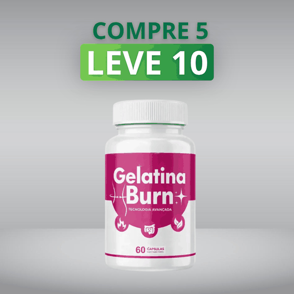 Gelatina Burn - 10% de Desconto no Pix + Frete Grátis