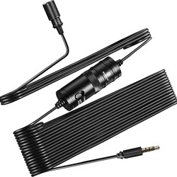 Microfone De Lapela Boya BY-M1 Condensador Omnidirecional - BY-M1