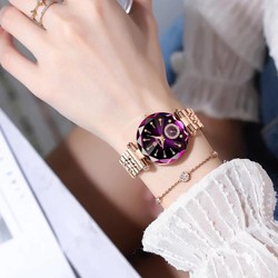 Relógio feminino elegante luxo Poedagar