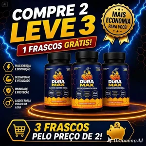 Duramax 60 Cápsulas - Oferta Compre 1 Leve 2 + Frete Grátis