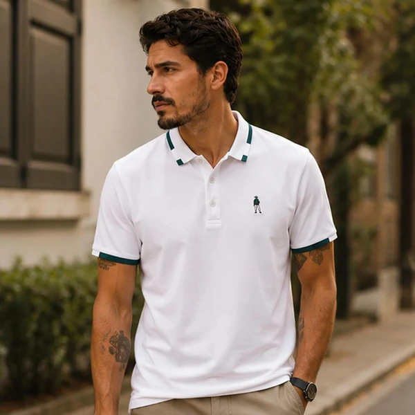 [LEVE 5 PAGUE 3] Camisa Masculina Castelli em Algodão e Poliéster Premium